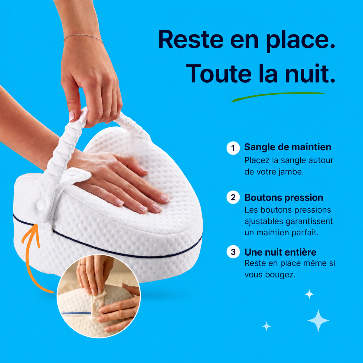 Coussin Orthopédique Genoux Parafort - Le secret d&