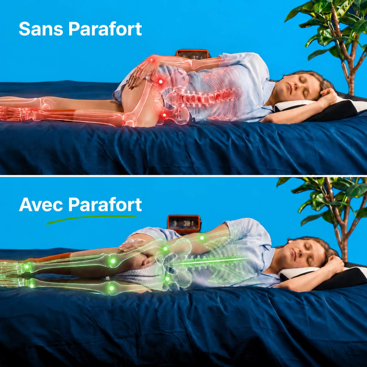 Coussin Orthopédique Genoux Parafort - Le secret d&